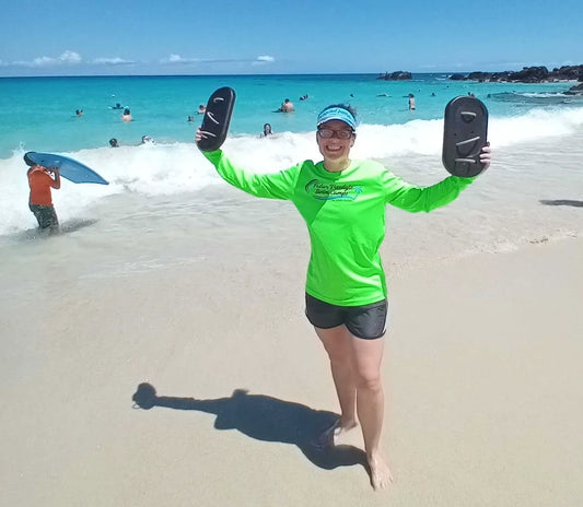 Ocean Swimming with Dual Boards